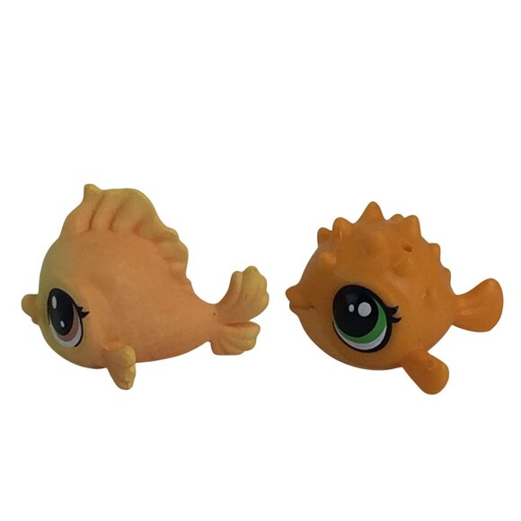 Littlest Pet Shop Fish 608 Fanciest Mint 678 Duffery Puffster N54 Baby 643 Angel - Picture 7 of 16